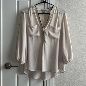 H&M slightly sheer blouse with pockets (size 10 US)